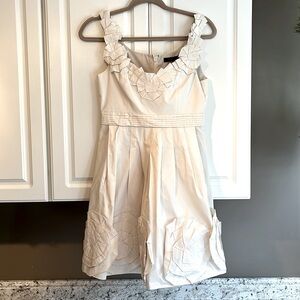BCBGMazAzria White Mini Dress, Size 4